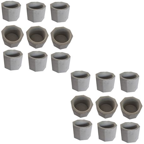 Mini Concrete Containers/Planter Pots - 18 Buy Online in Zimbabwe thedailysale.shop