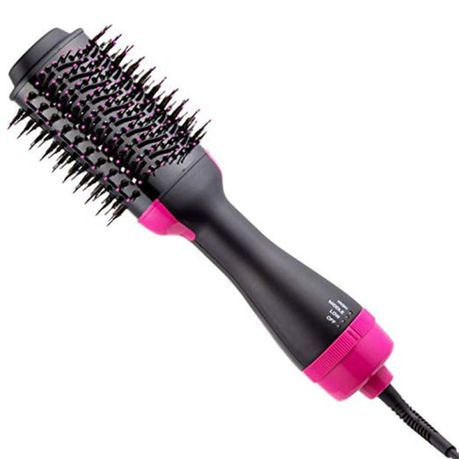 2 in 1 Hair Dryer & Straightening Brush - Black Buy Online in Zimbabwe thedailysale.shop