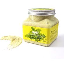 Load image into Gallery viewer, Bufftee Mint Body Scrub - Face Scrub - Skin scrub - Large 500ml Tub
