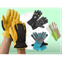Load image into Gallery viewer, Grovida Unisex Breathable Padded Leather Gardening Gloves
