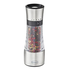 Load image into Gallery viewer, Roesle Spice Mill with 5 Grind Settings for Salt, Pepper and Dry Spices
