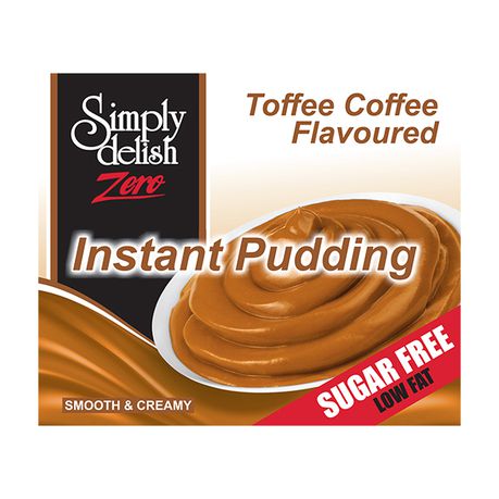 Simply Delish - Zero Instant Pudding - Toffee Coffee - Sugar Free - 6 pack Buy Online in Zimbabwe thedailysale.shop