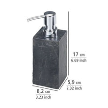 Load image into Gallery viewer, Wenko - Soap Dispenser - Slate Rock Range - Polyresin - Anthracite
