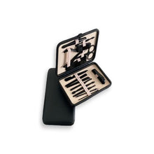 Load image into Gallery viewer, Black &amp; Rose Gold Manicure Set
