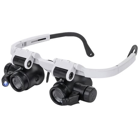 Adjustable Headband Magnifying Glass with Led Light,Lenses 8X 15X 23X -S Buy Online in Zimbabwe thedailysale.shop