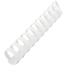 Load image into Gallery viewer, GBC: 25mm 21 Loop PVC Binding Combs - White (50 Pack)
