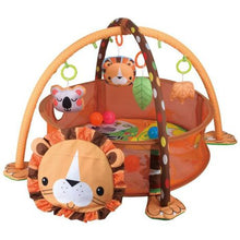 Load image into Gallery viewer, 3-in-1 Lion Activity Play Mat Gym &amp; Ball Pit
