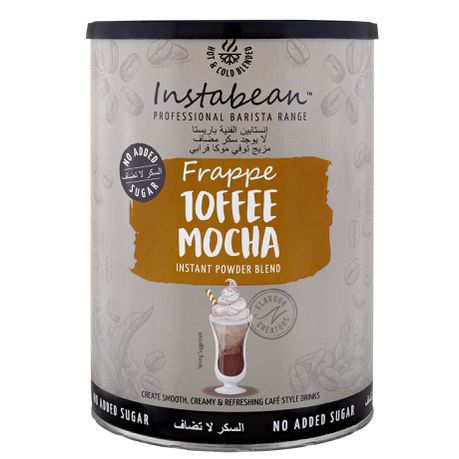 No Added Sugar Instabean Pro Barista Frappe/Freezo - Toffee Mocha 1.360kg