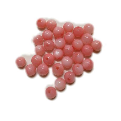 BEAD COOL - Shell Bead - Coral colour - 270pcs (Dia 4mm with 0,5mm hole) Buy Online in Zimbabwe thedailysale.shop