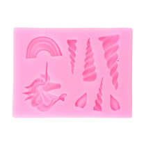Load image into Gallery viewer, Cake Tools Unicorn Cloud Horn Ear Silicone Mold Cupcake Decorations

