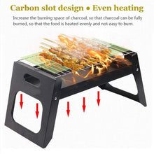 Load image into Gallery viewer, Portable Stainless Steel BBQ Grill for Camping, Garden, Picnic, Party
