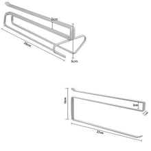 Load image into Gallery viewer, Mix Box Under Cabinet Paper Towel Hanger Wine Glass Storage Rack 3 Set
