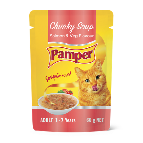 Pamper Soup for Cats Salmon and Veg Buy Online in Zimbabwe thedailysale.shop