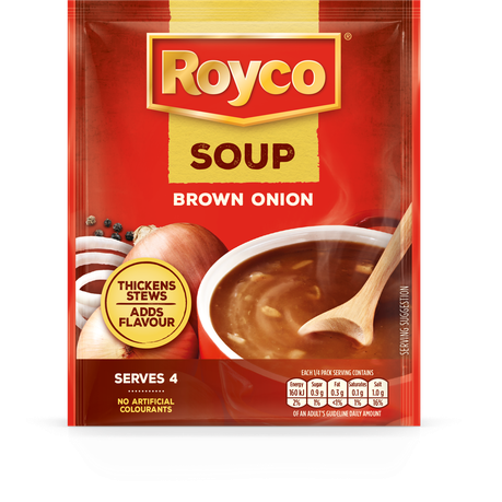 ROYCO Soup Brown Onion 10 x 45g Buy Online in Zimbabwe thedailysale.shop
