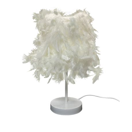 GagaFast Modern Creative Feather Shade Table Lamp Bedside Decoration Light Buy Online in Zimbabwe thedailysale.shop