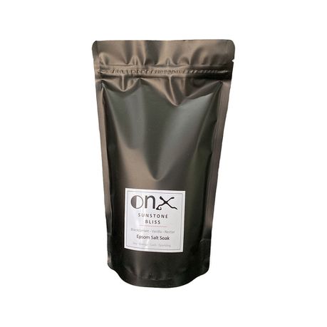 OnX Sunstone Bliss Scented Epsom Salt Soak - 500g Buy Online in Zimbabwe thedailysale.shop