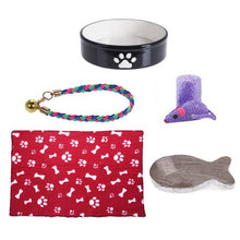 Load image into Gallery viewer, ECO Cat Bowl, Cat Collar, Blanket, Cat Scratcher, Cat Toy
