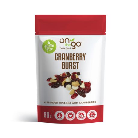 On The Go Cranberry Burst 12x50g Buy Online in Zimbabwe thedailysale.shop