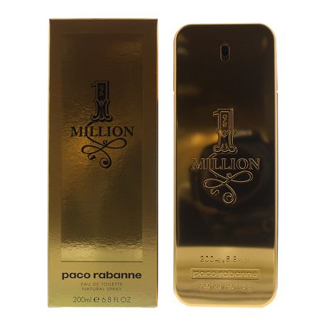 Paco Rabanne 1 Million Eau De Toilette 200ml (Parallel Import) Buy Online in Zimbabwe thedailysale.shop