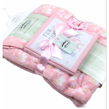 Load image into Gallery viewer, Baby Blanket And Fabric Book - Girl's Fun Friends
