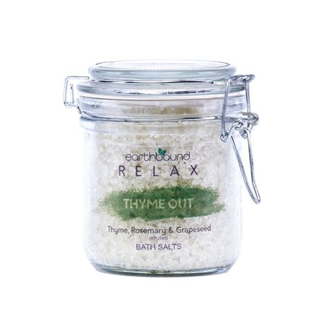 Earthbound Relax Bath Salts Thyme Out 300g