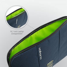 Load image into Gallery viewer, Volkano Laptop Sleeve Latitude Series - 14.1-Inch - Navy/Lime
