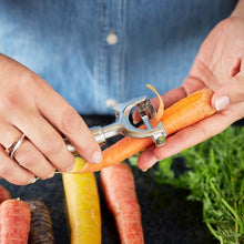 Load image into Gallery viewer, Roesle Swivel Peeler for Right or Left Hand in 18/10 Stainless Steel
