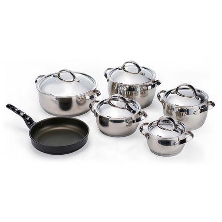 Lifetime Guarantee, 18/10 SS 11PC Infinity Pot Set Buy Online in Zimbabwe thedailysale.shop