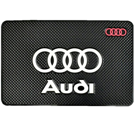 OQ Car Dashboard Silicone Mat with Car Logo - AUDI