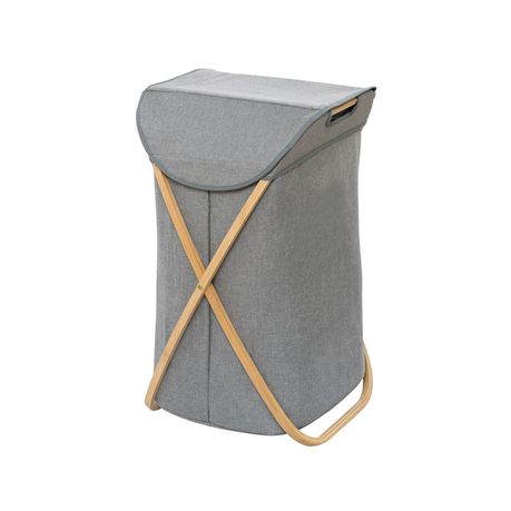 Wenko - Laundry Bin 79L - Bahari Range - Bamboo Grey