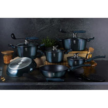 Load image into Gallery viewer, Berlinger Haus 15 Piece Marble Coating Cookware Set - Aquamarine Edition
