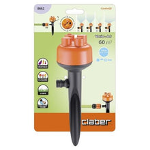 Load image into Gallery viewer, Claber - Sprinkler / Multifunction Static Sprinkler on a Plastic Spike
