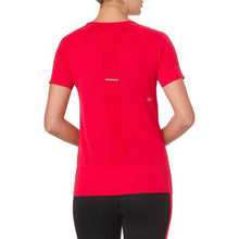 Load image into Gallery viewer, Asics WOMEN SEAMLESS SS TEXTURE Running/Training Top - Red

