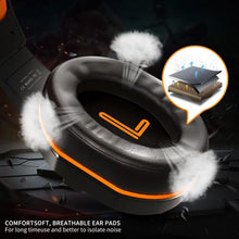 Load image into Gallery viewer, KIKC PS-4 Wired Stereo Gaming Headset - Orange

