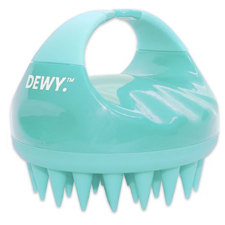 Dewy - Shampoo Brush / Hair Scalp Massager / Shower Brush - Silicone (Aqua) Buy Online in Zimbabwe thedailysale.shop