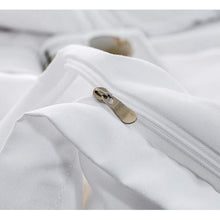 Load image into Gallery viewer, Wrinkle Resistant Luxury Hotel Duvet Cover Set Double Crispy White
