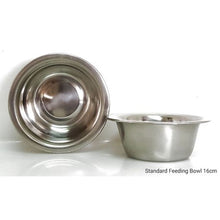 Load image into Gallery viewer, Stainless Steel Standard Feeding Bowl 350ml, 14cm set of 5
