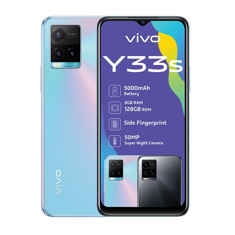 Vivo Y33s Single Sim 128GB - Midday Dream Buy Online in Zimbabwe thedailysale.shop