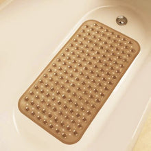 Load image into Gallery viewer, Non-Slip PVC Bathroom Bath/Shower Mat Polka Dot Texture Brown Medium
