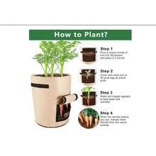 Load image into Gallery viewer, Garden Potato Carrot Grow Bags Vegetable Planting Pots 3 Pack

