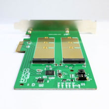 Load image into Gallery viewer, Vantec Dual M.2 SSD RAID PCIe X4 Host Card
