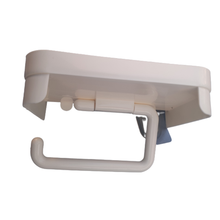 Load image into Gallery viewer, Toilet Paper Holder with Shelf for Sanitary Storage
