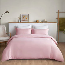 Load image into Gallery viewer, Wrinkle Resistant Egyptian Comfort Duvet Cover: Cool Flower Pink - King
