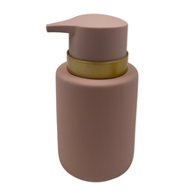 Load image into Gallery viewer, Soul Lifestyle 4 Piece Ceramic Bathroom Accessories - Matte Pink
