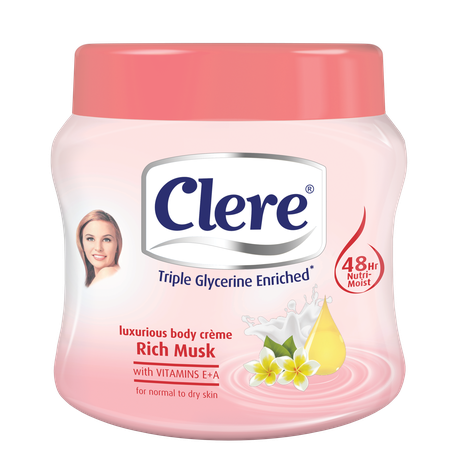 Clere Body Crème - Rich Musk 300ml