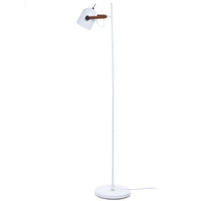 Load image into Gallery viewer, George &amp; Mason - Leather Bound White Floor Lamp
