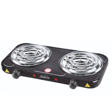 Sunbeam Double Spiral Hotplate-Black (SDS-200B)