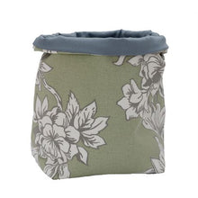 Load image into Gallery viewer, That's Sooo Pretty Fabric Flower Pot Sage/Grey Floral

