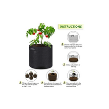 Load image into Gallery viewer, 5-Pack 5 Gallon Plant Grow Bags
