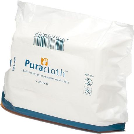 Puracloth - Self Foaming Disposable Wash Cloth